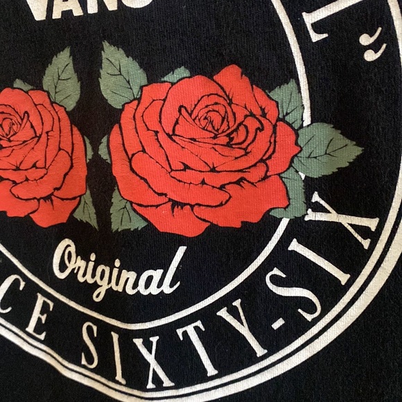 Vans Off the Wall Roses T Shirt Size M - Picture 7 of 12